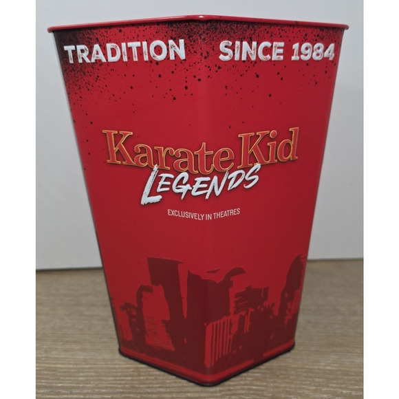 Karate Kid Legends Tin Popcorn Bucket Cinemark Exclusive 2025 New in Hand - Picture 1 of 8